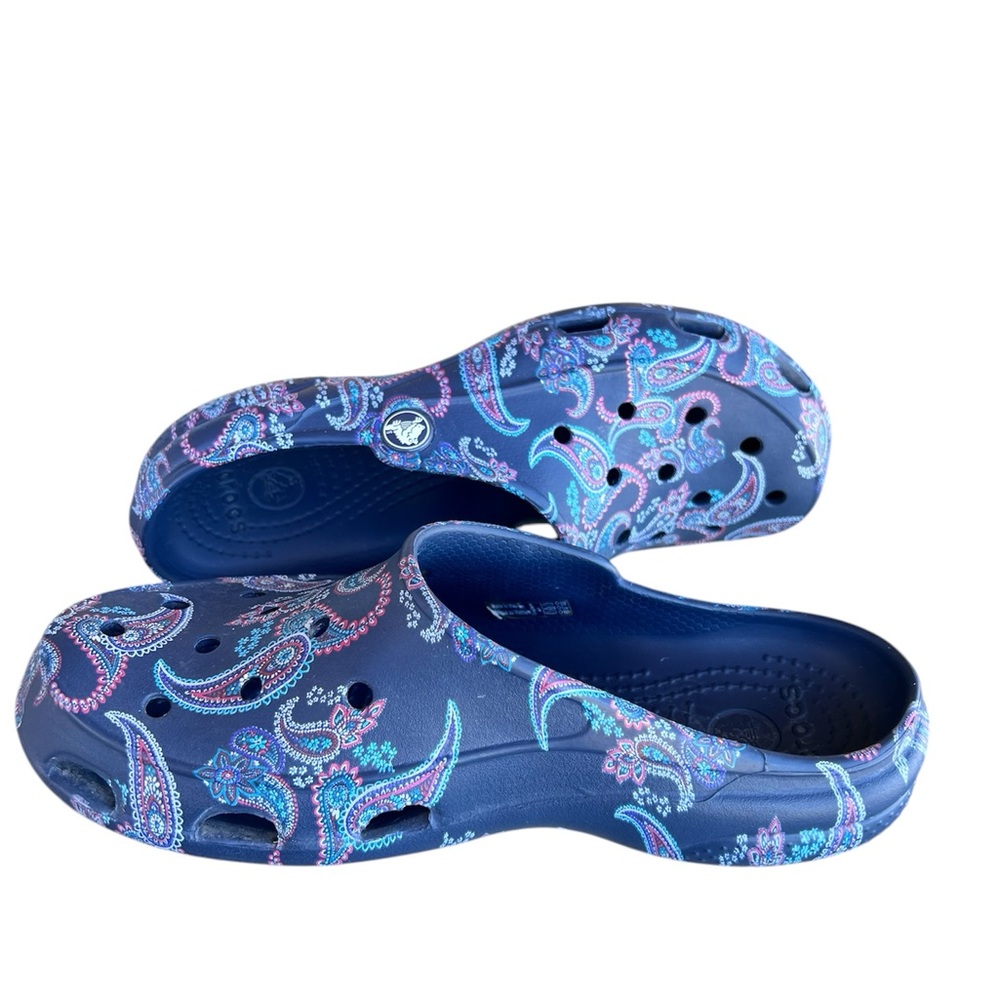 Crocs Women's Paisley Clogs - Navy Size 6